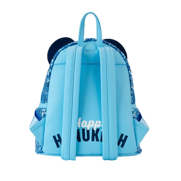 Loungefly Disney Mickey Happy Hanukkah Menorah Mini Backpack and Wallet main image 8
